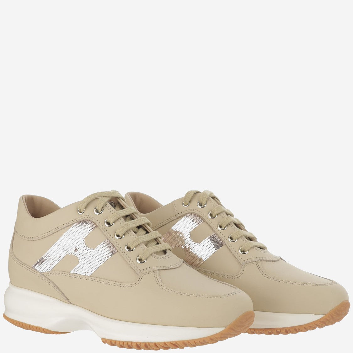 Hogan Interactive Leather Sneakers