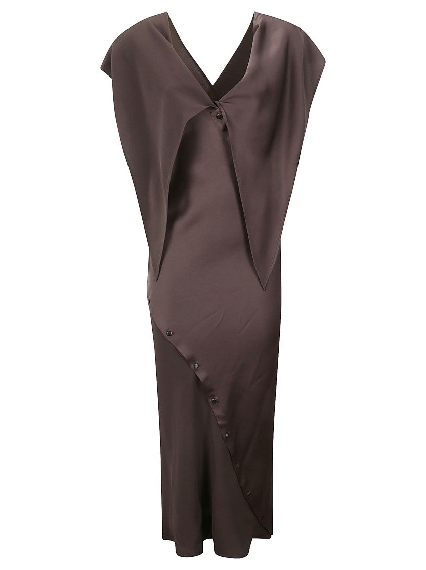 Setchu Setchu V-Neck Long Dress