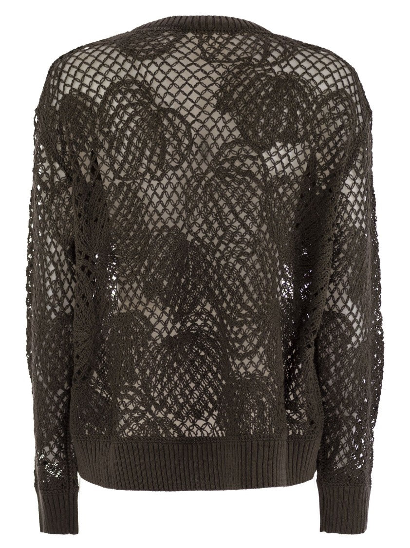 Max Mara Farea - Embroidered Cotton Sweater