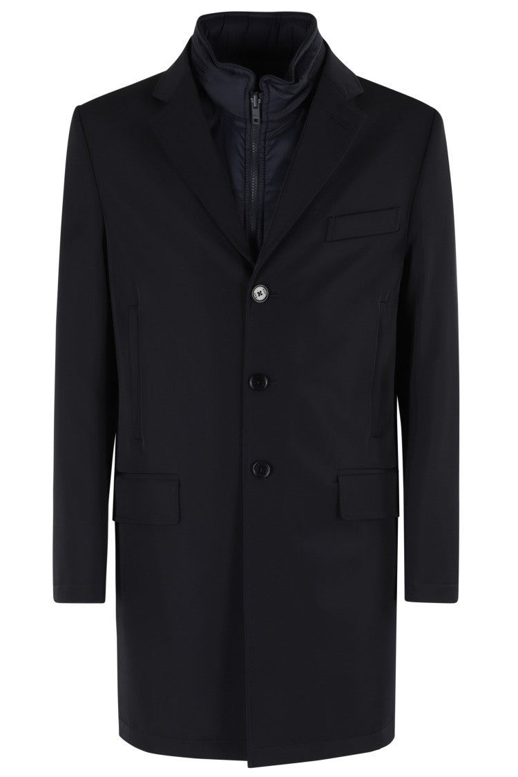 Fay Double-Breasted Stretch Coat