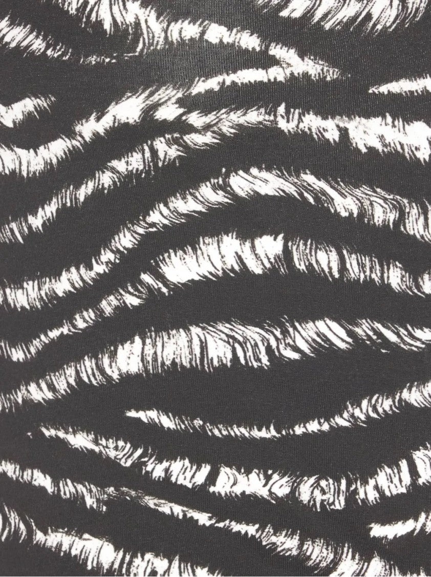 The Attico Zebra Print Tank Top