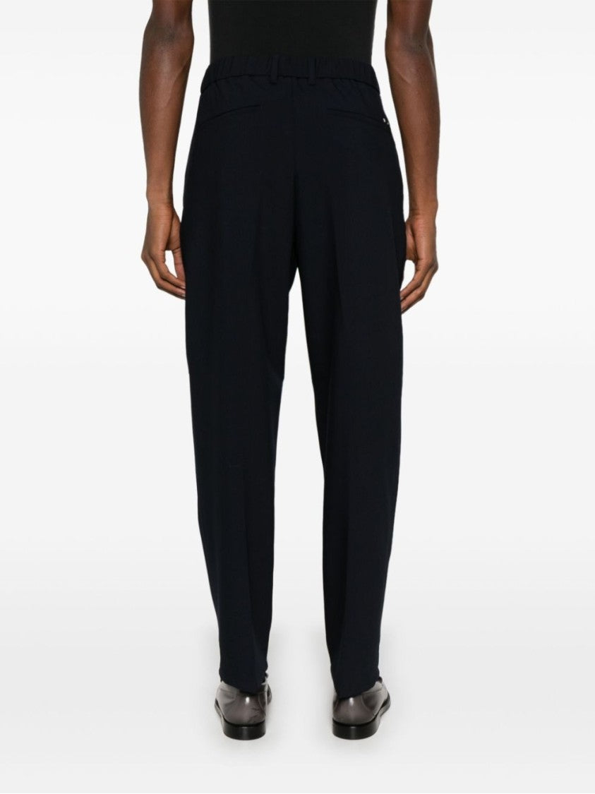 Emporio Armani Tailored Trousers With Streamlined Design