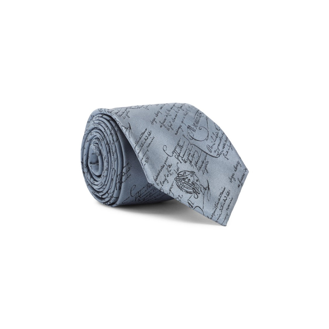 Berluti Script Pattern Silk Tie