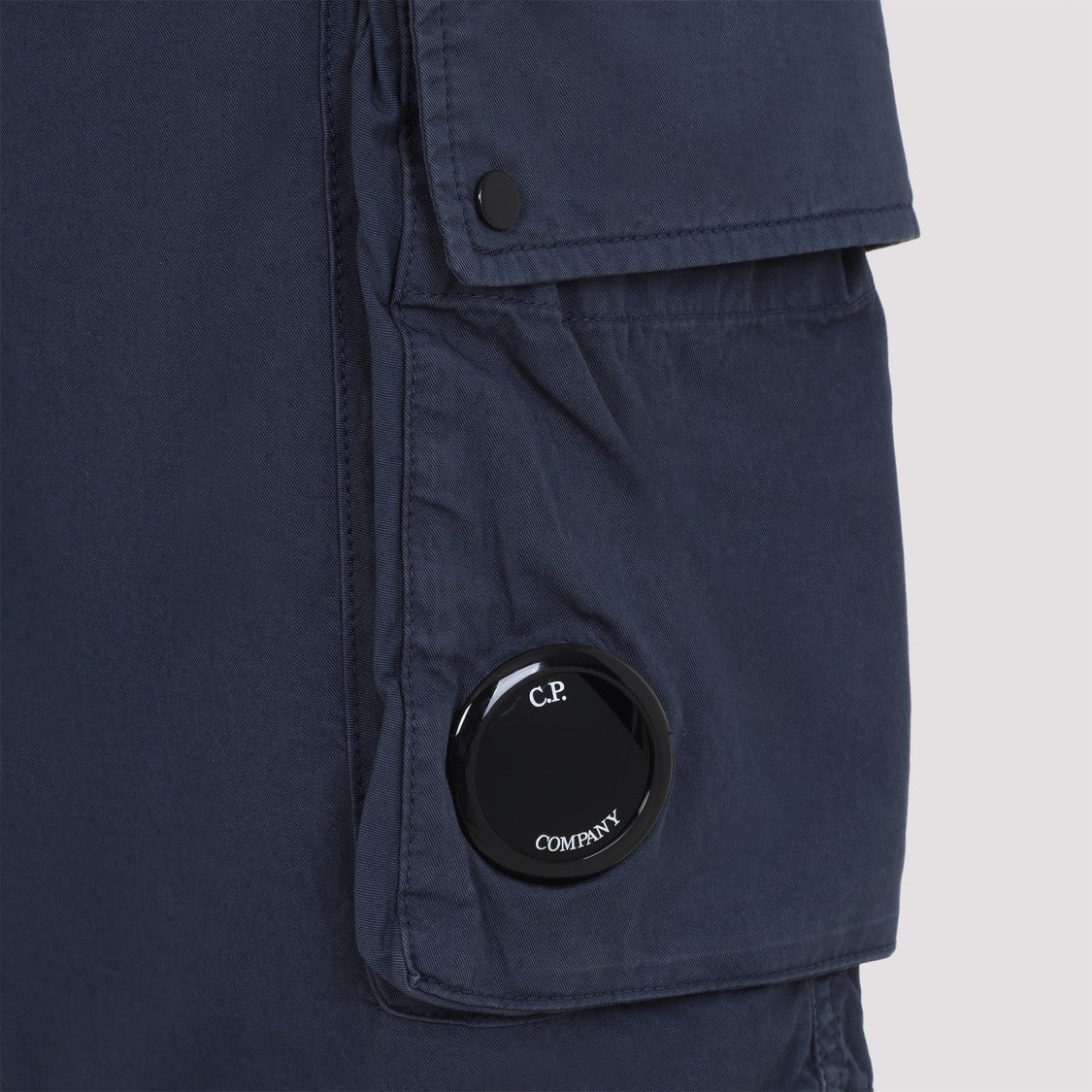 C.P. Company Relaxed Fit Cargo Bermudas In Soft Cotton