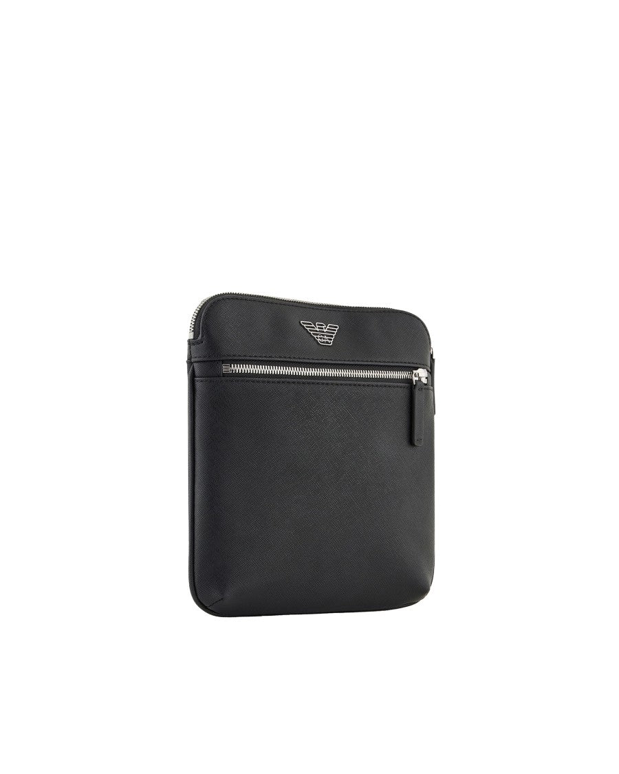 Emporio Armani Crossbody Bag With Logo Plaque – Black