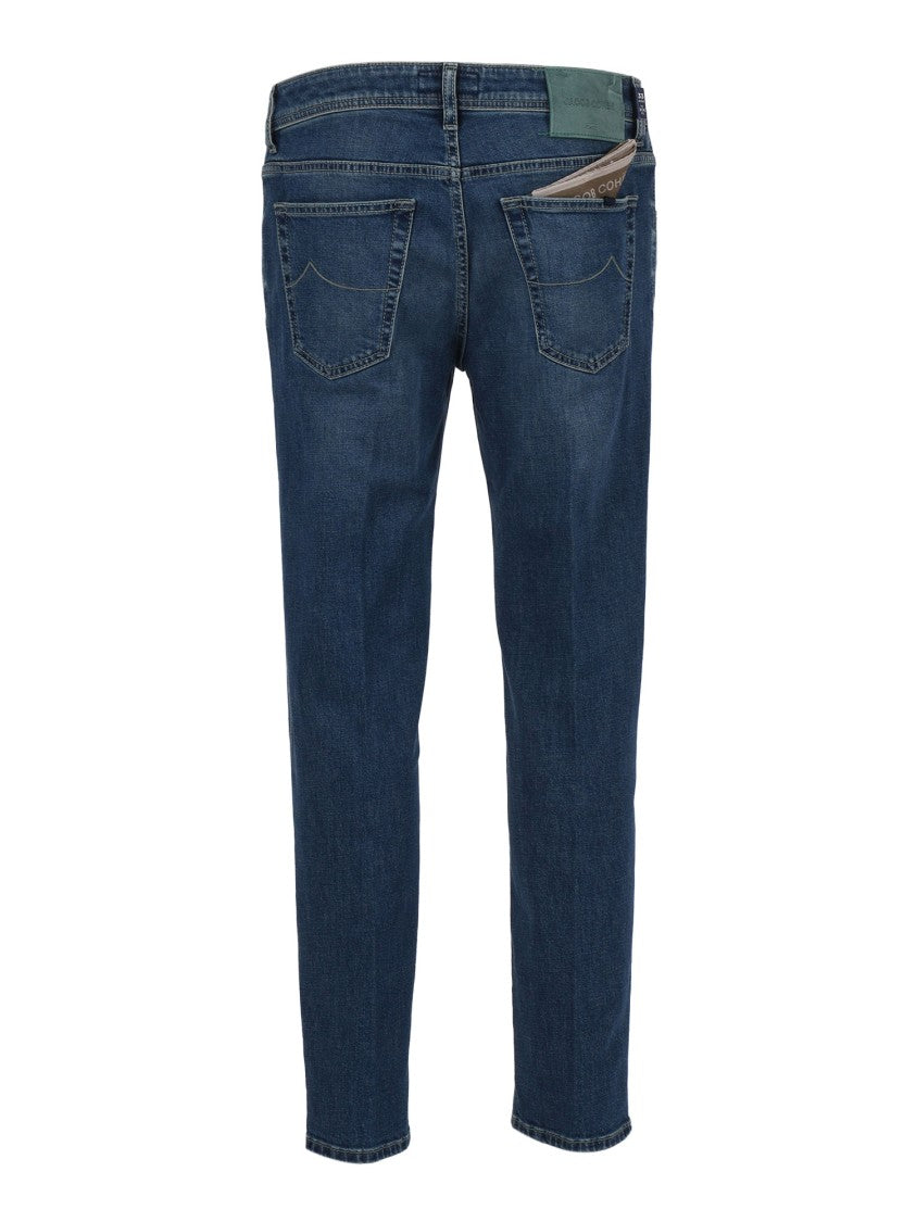 Jacob Cohen Pant5 Pkt Cropped Slim Fit Scott