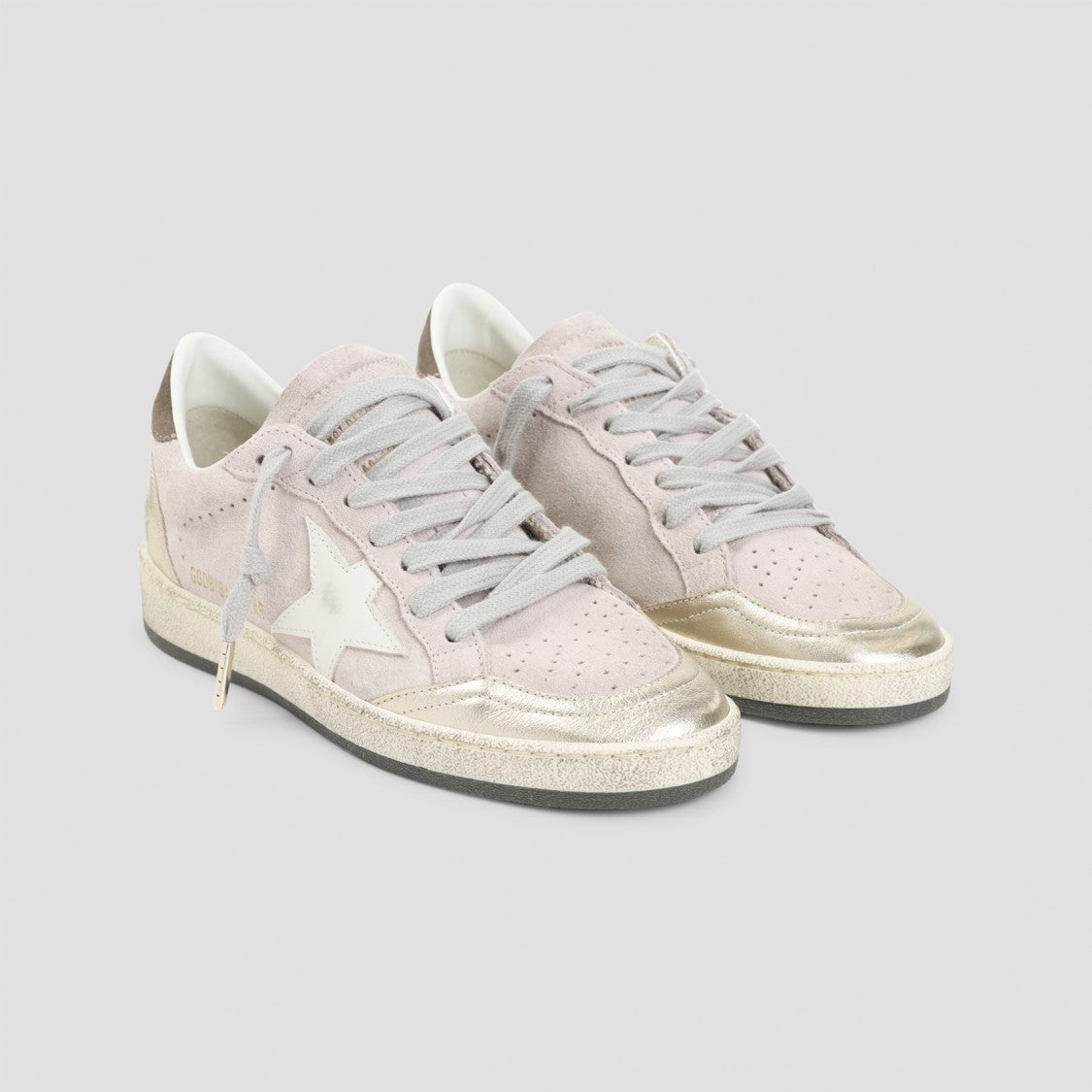 Golden Goose Ballstar Pink Cow Leather Sneakers