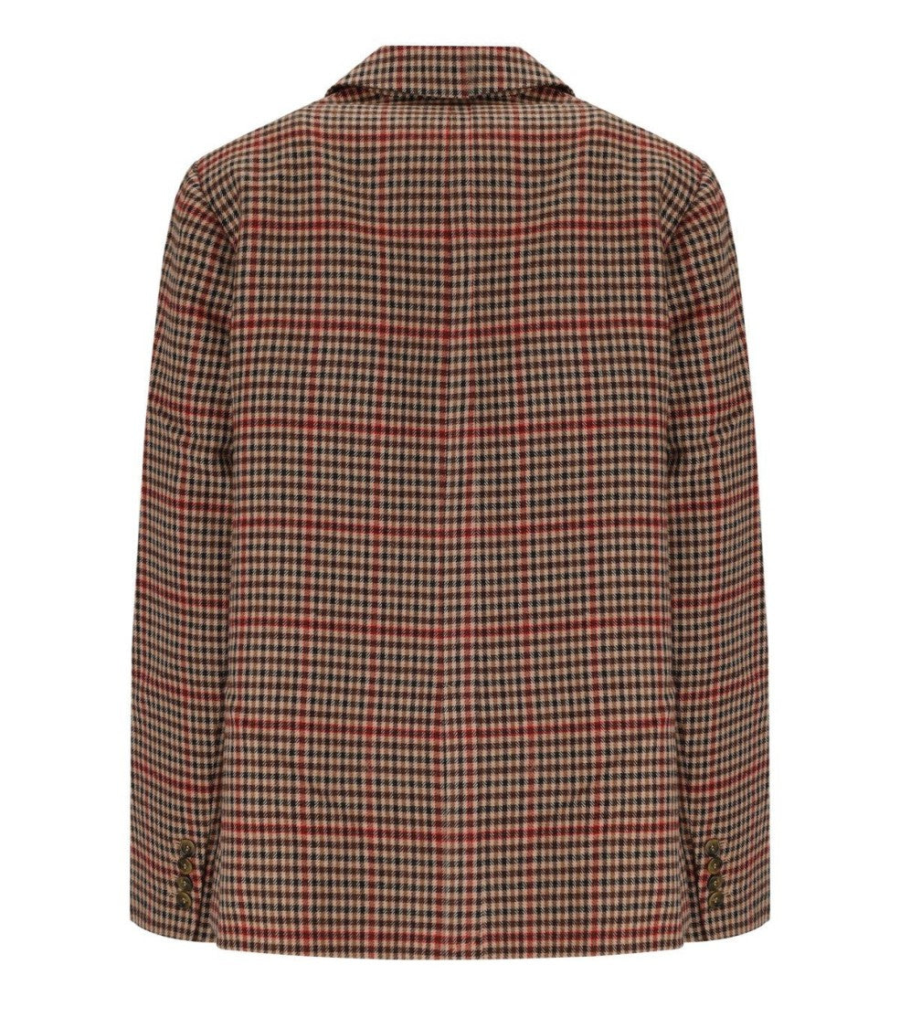 Essentiel Antwerp Irbara Brown Single-Breasted Blazer