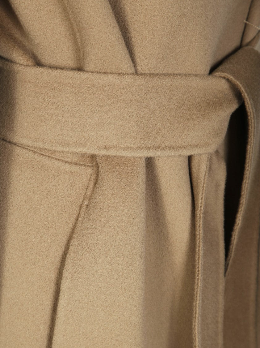 Max Mara Brown Tailored Coat With Wide Lapel