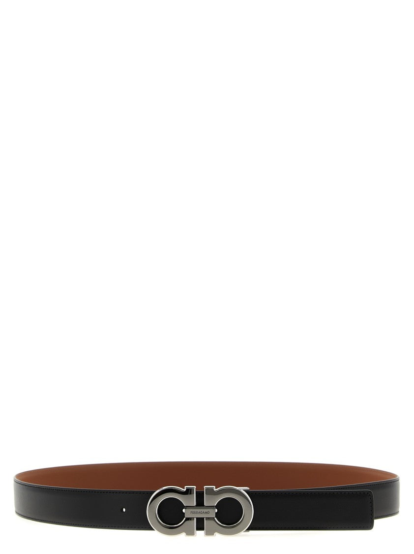 Ferragamo 'Gancini' Reversible Belt