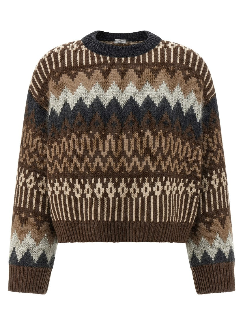 Brunello Cucinelli Sequin And Cashmere Sweater