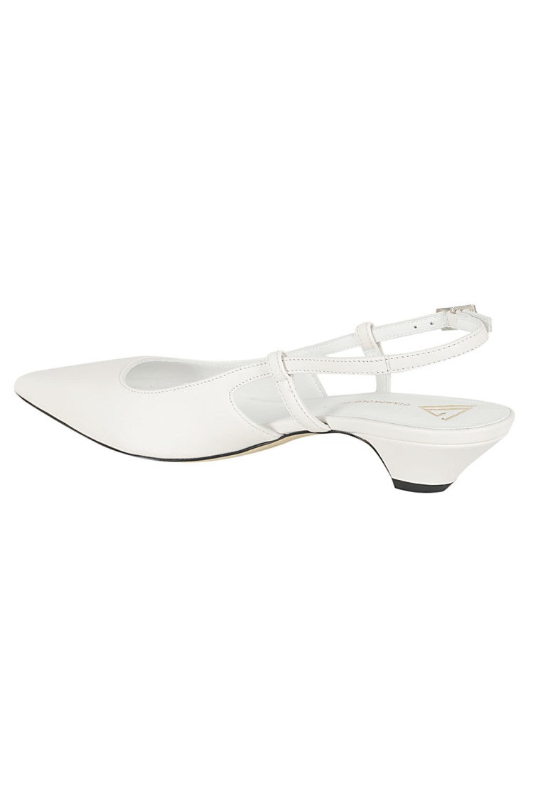 Giampaolo Viozzi Smooth Leather Sandal With Open Back