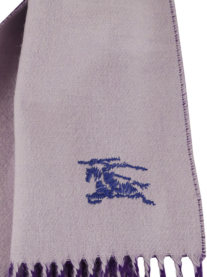 Burberry Cashmere Scarf With Delicate Fringes
