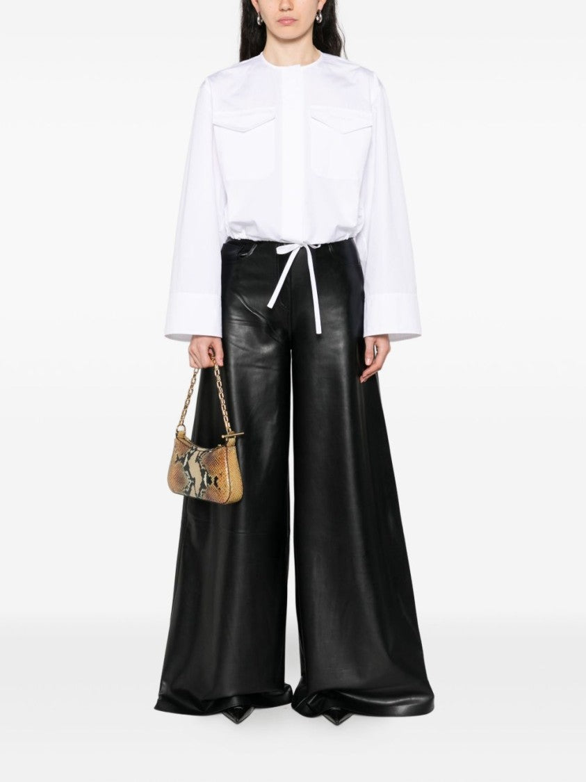 Givenchy Cropped White Cotton Shirt