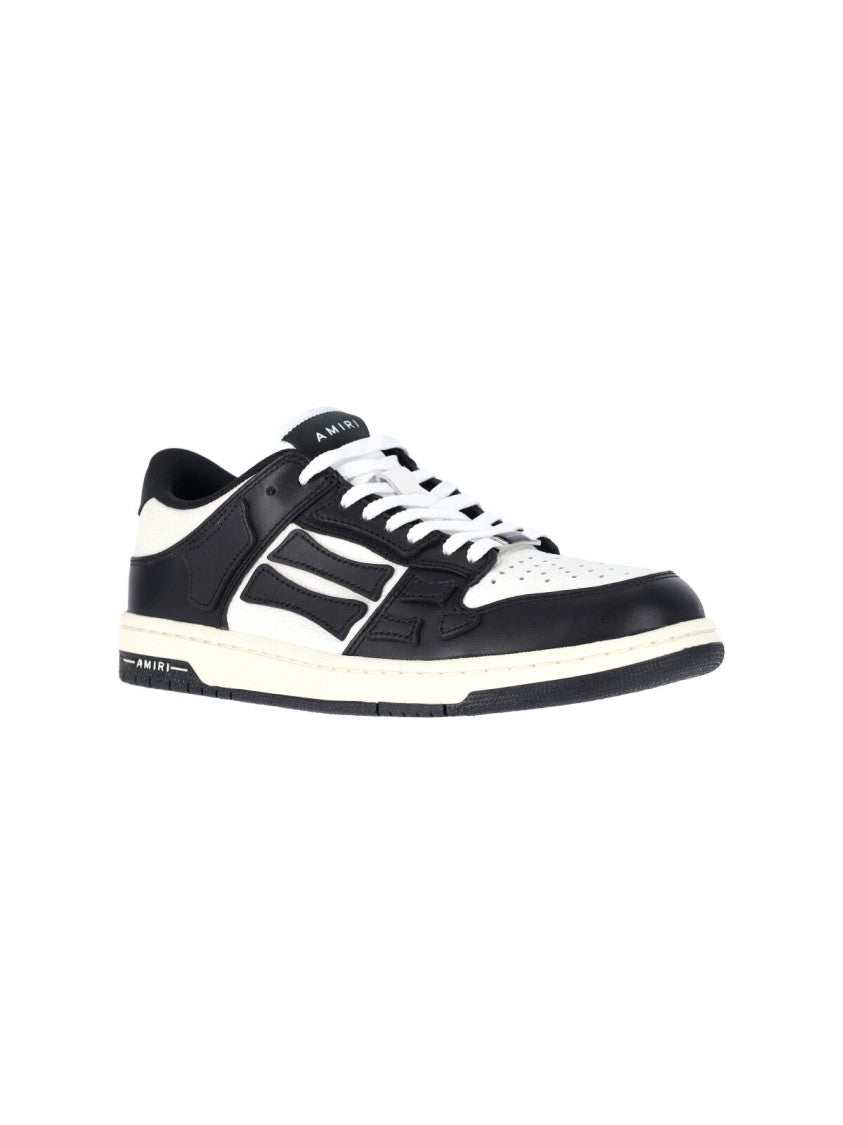 Amiri Contemporary Black Sneakers With Elevated Midsole
