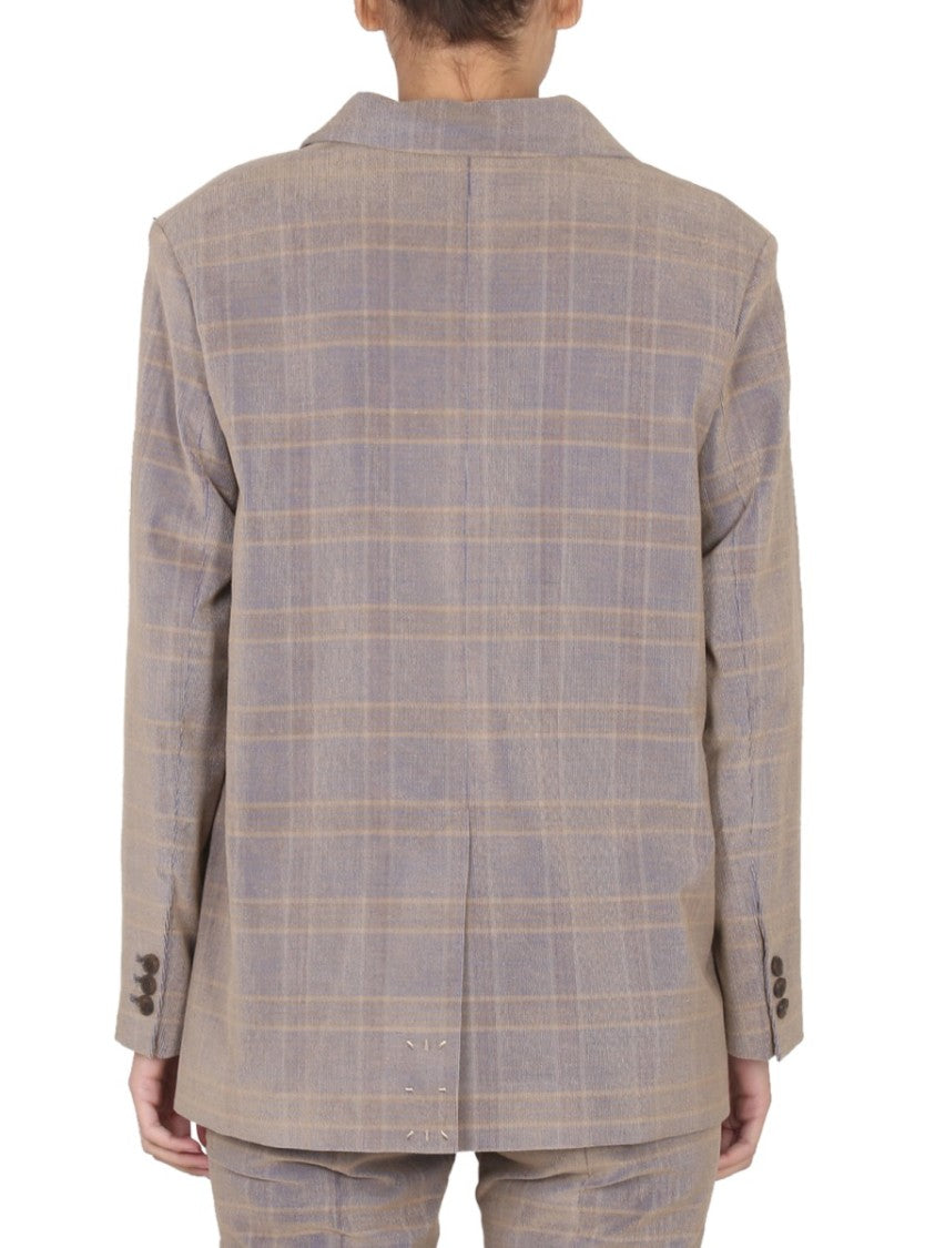 Mcq Double-Breasted Oversized Blazer With Mirror Lapels