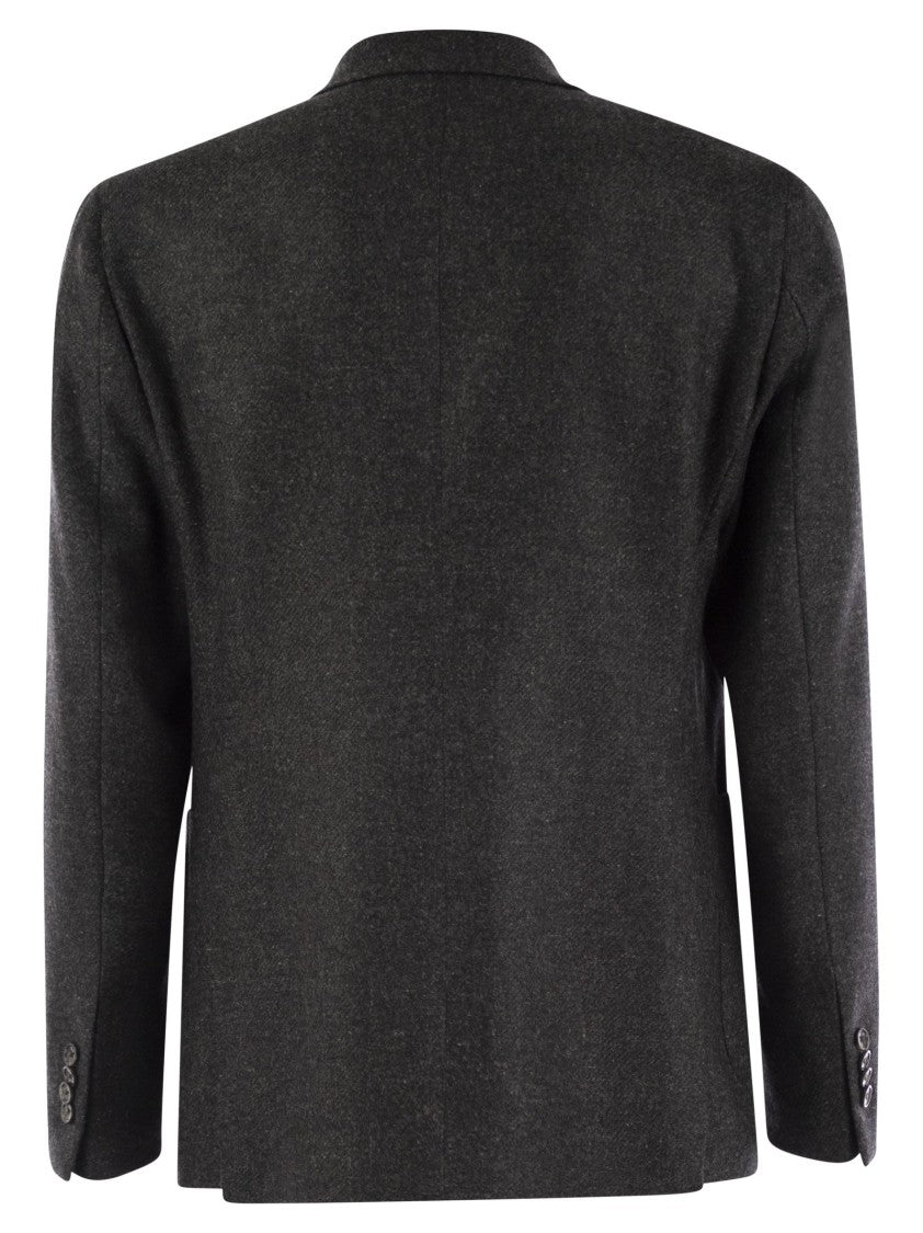 Tagliatore Wool And Cashmere Double-Breasted Jacket