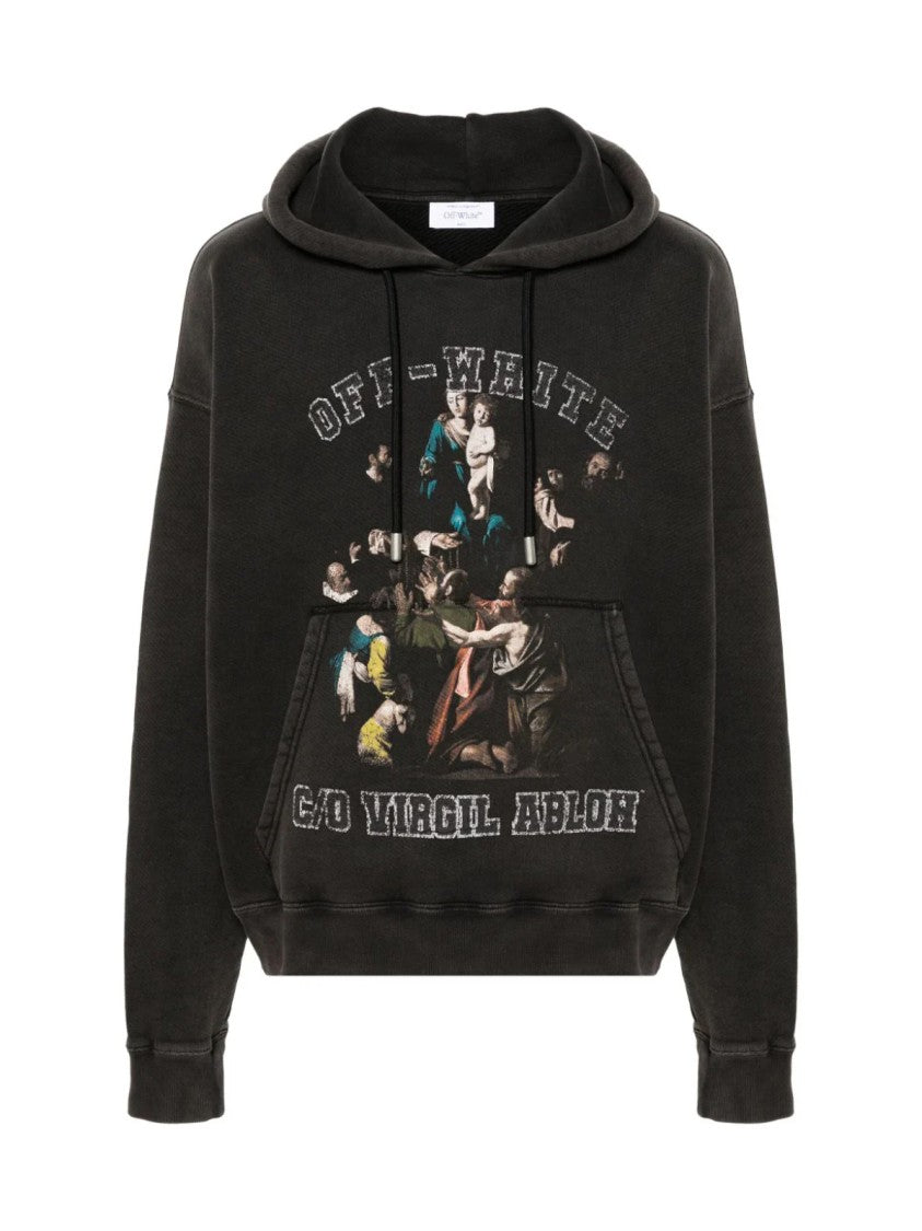 Off-White Caravaggio Mary Skate Logo Hoodie