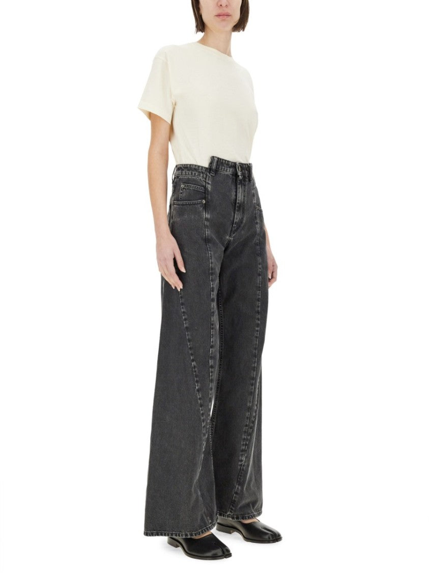 Maison Margiela "Dècortiqué" Palazzo Jeans