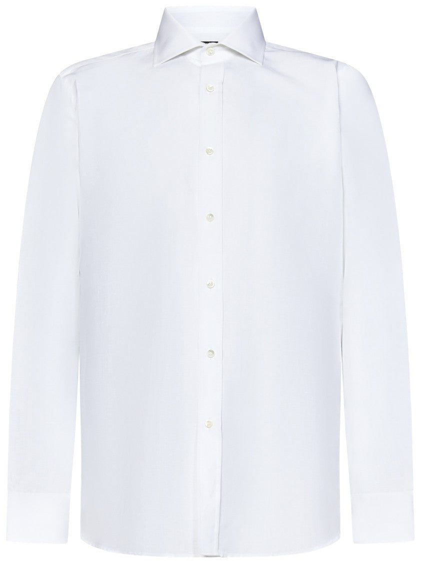 Franzese Collection Classic White Tailored Shirt