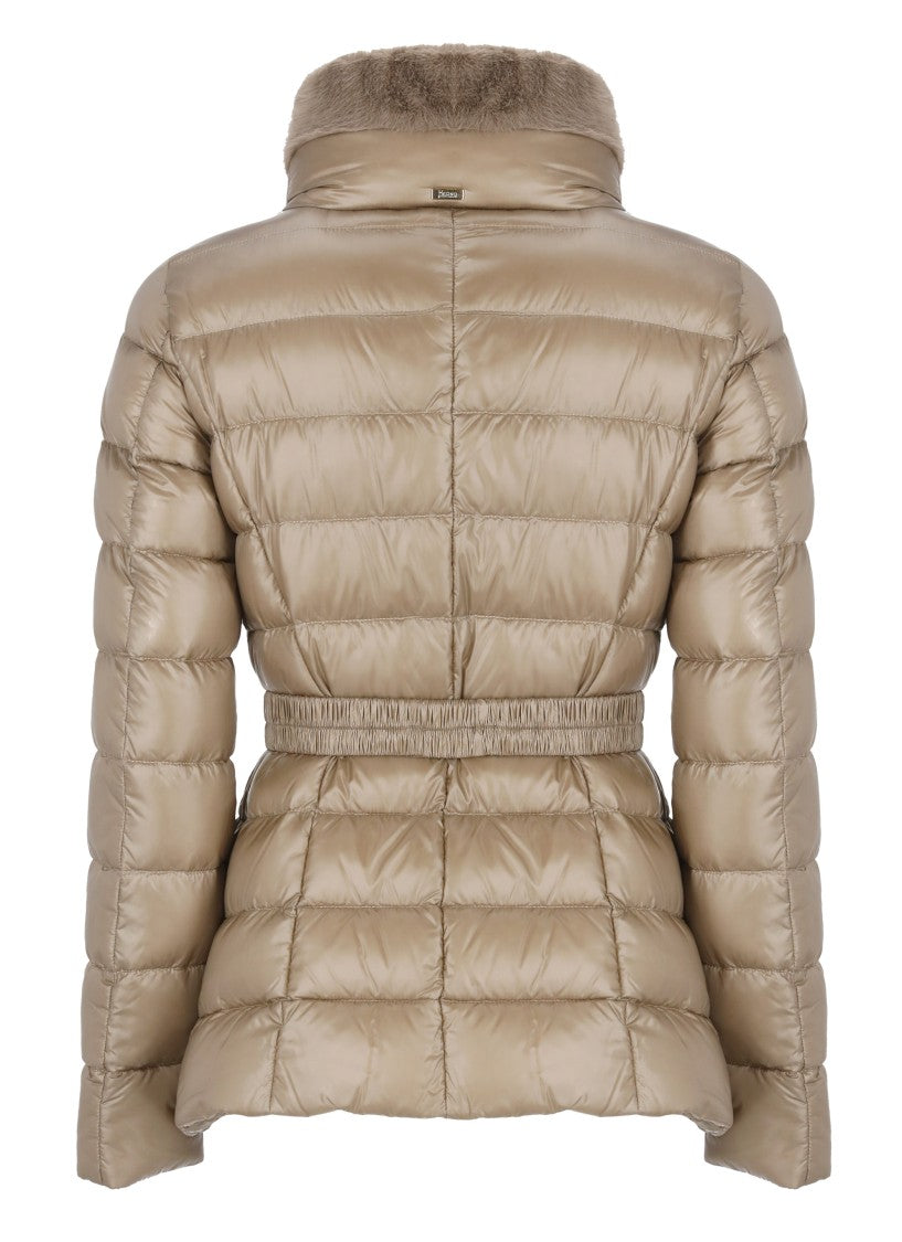 Herno Belted Quilted Down Jacket