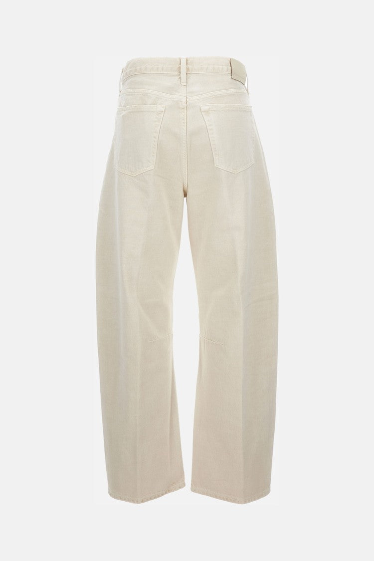 Citizens Of Humanity Wide Leg 5-Pocket Jeans With Logo Detail
