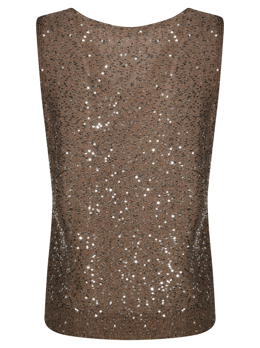 Max Mara Acaici Sequined Top