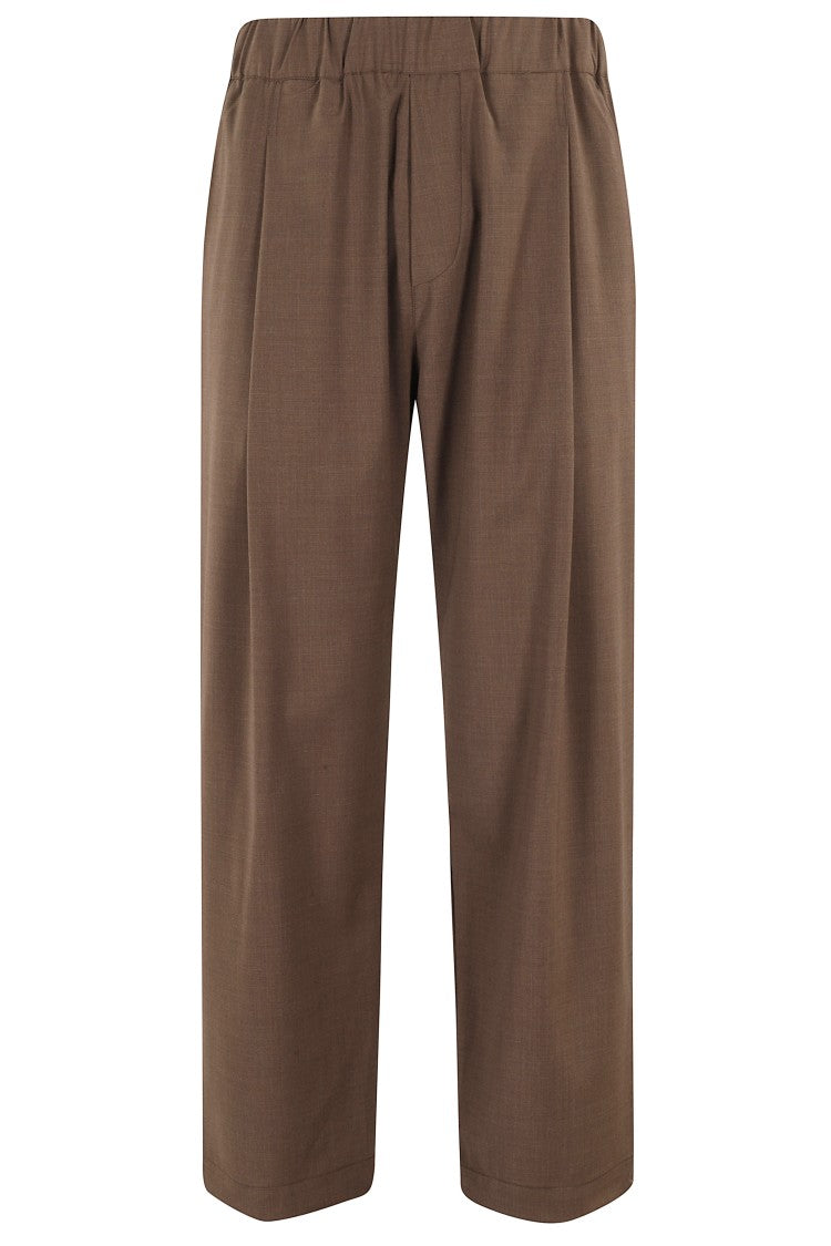 A Paper Kid Fresh Wool Patterned Pants