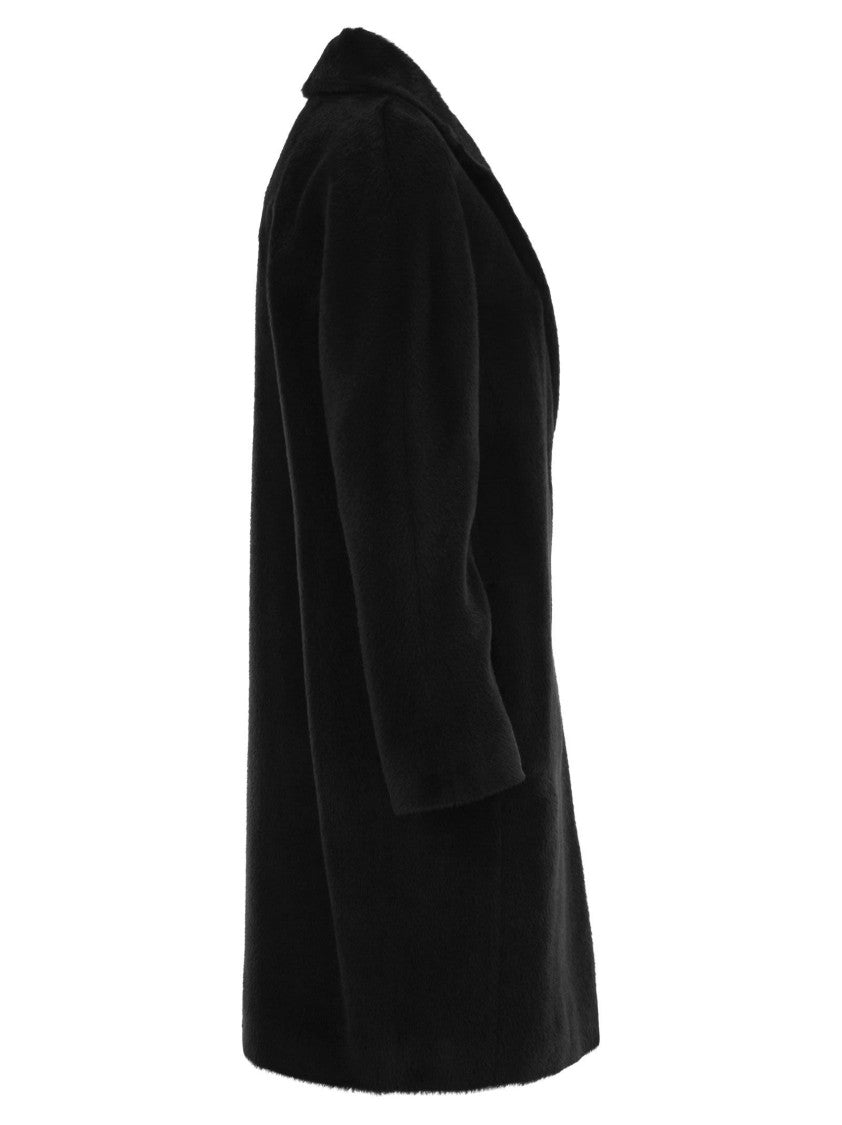 Max Mara Roseto Alpaca And Wool Midi Coat