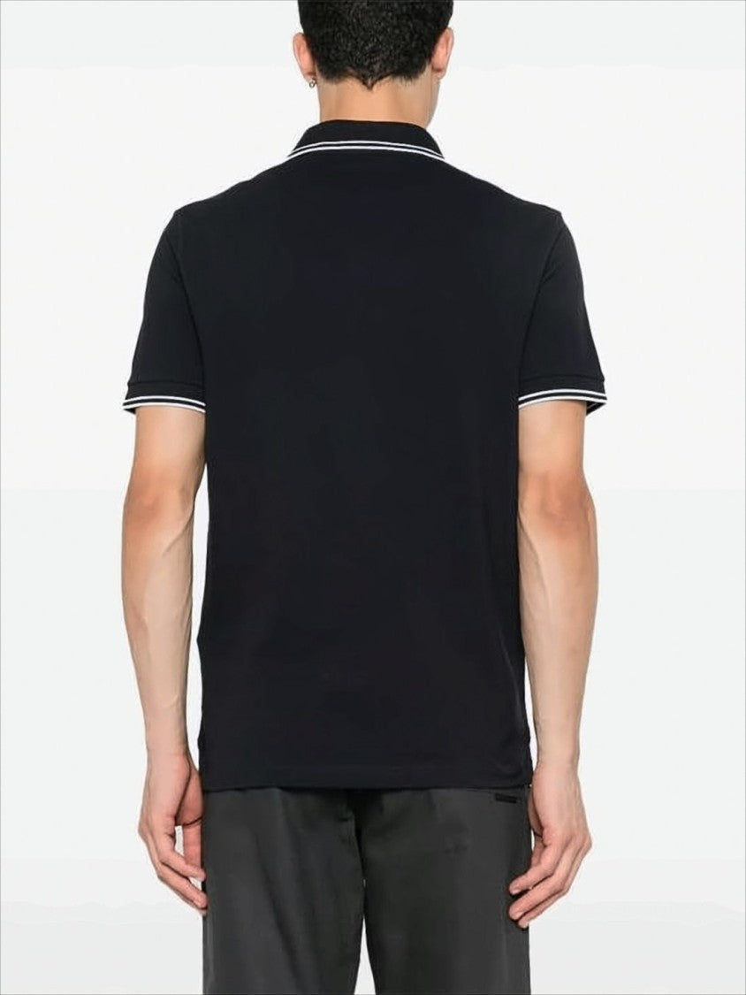 Stone Island Tailored Black Polo Shirt