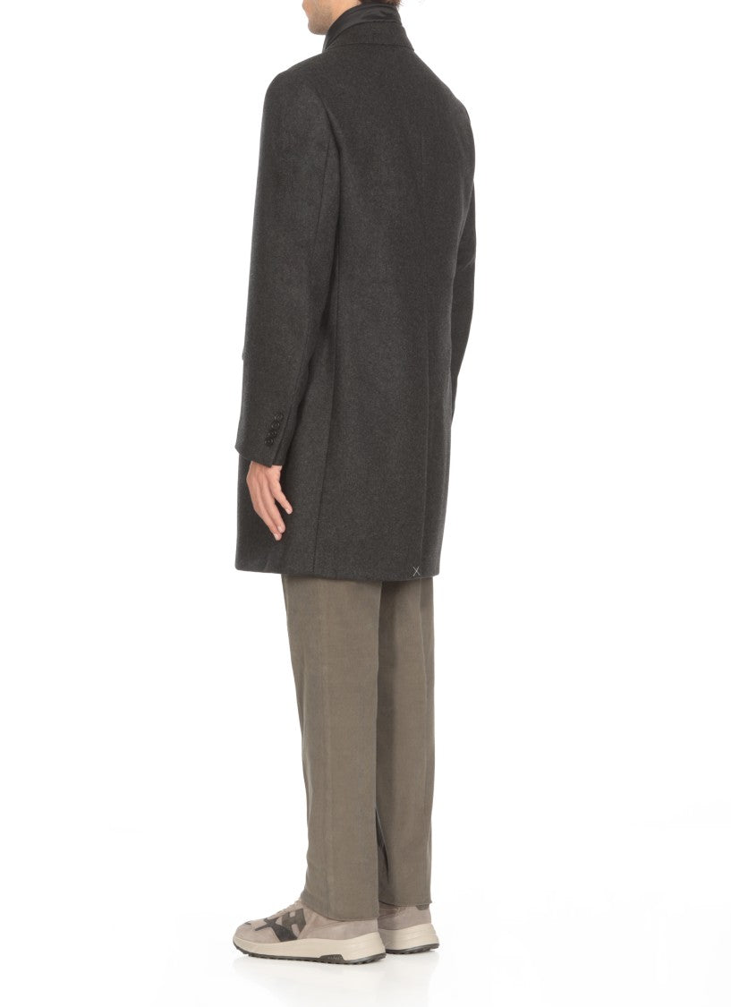 Fay Grey Wool Coat