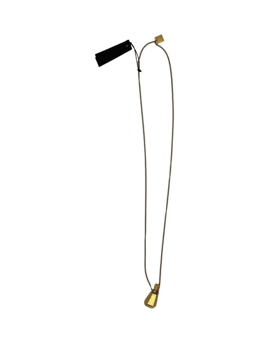 Goti Long Necklace With Gold-Plated Geometric Pendant