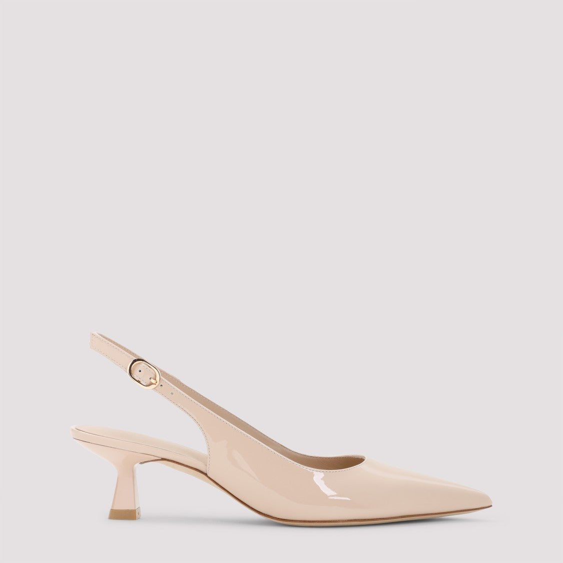 Stuart Weitzman Sculpt Pink Patent Leather Pumps