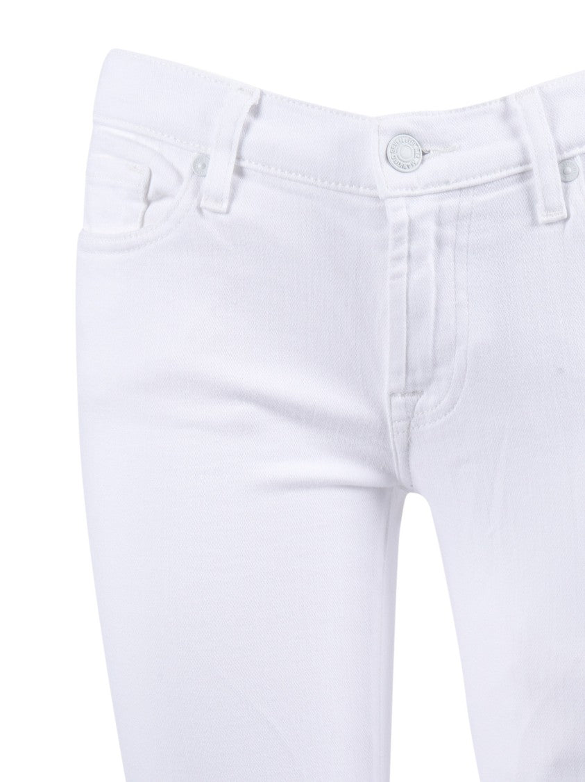 7 For All Mankind Original Bootcut Tailorless Broken Twill White