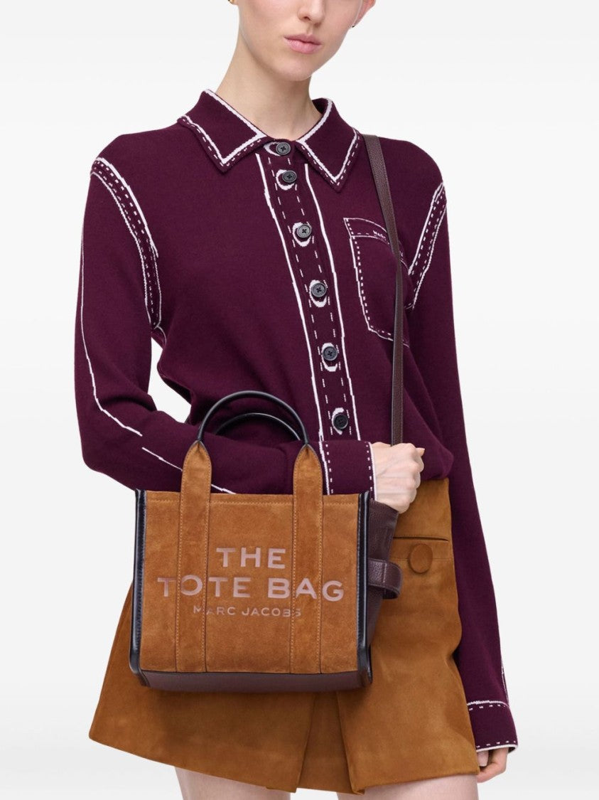 Marc Jacobs Structured Suede Tote Bag