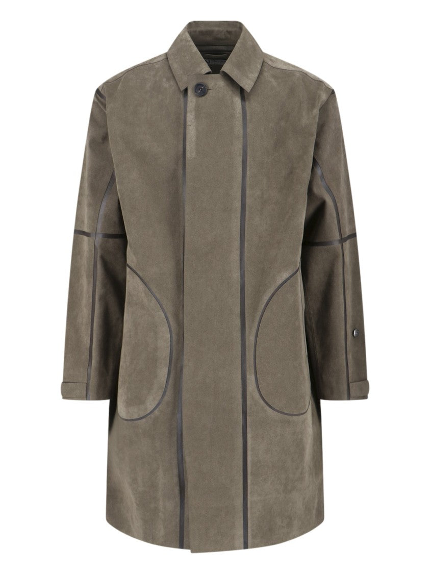 Massimo Osti Studio Structured Green Jacket With Minimalist Aesthetic