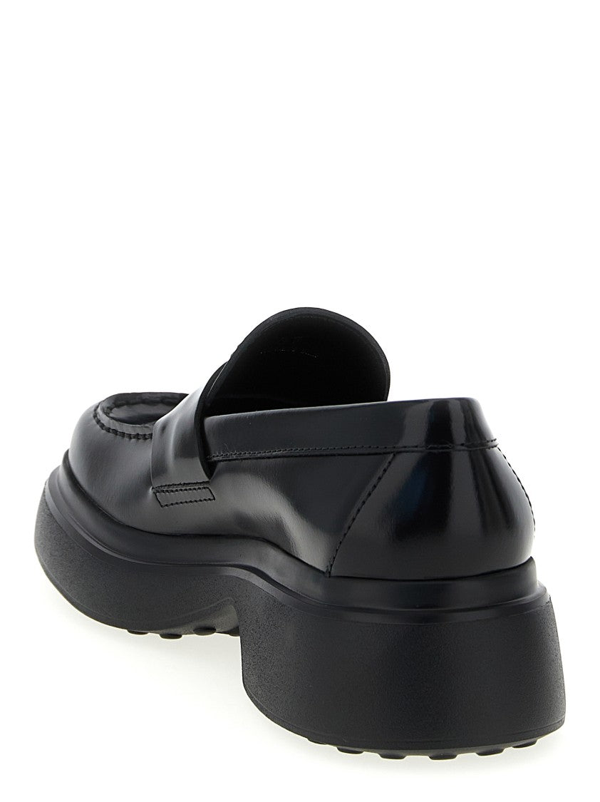 Tod's Brushed Calf Leather Loafers