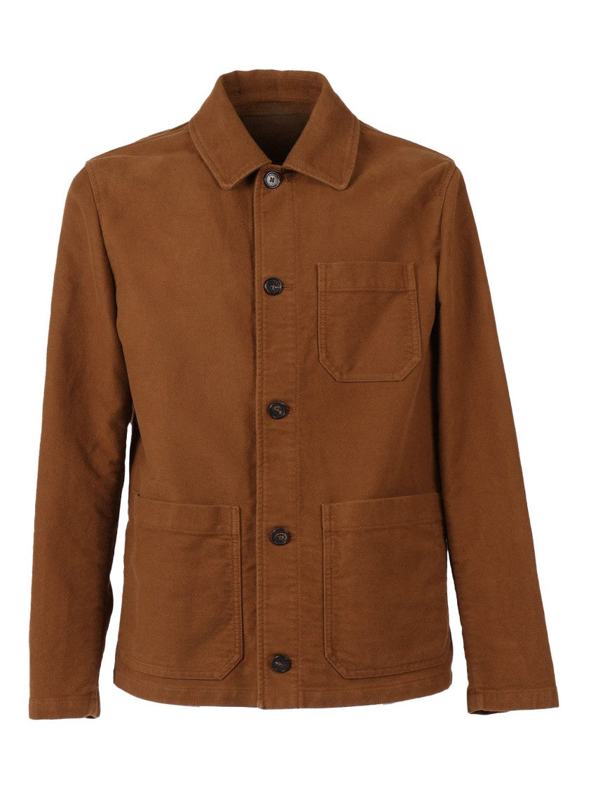 Slowear Zanone Minimalist Long Sleeve Button-Down Shirt With Chest Pocket