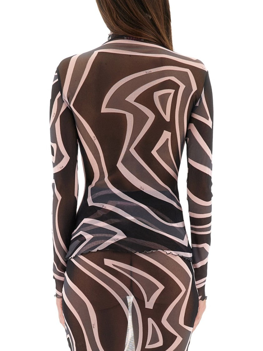 Pucci Labyrinth Print Top