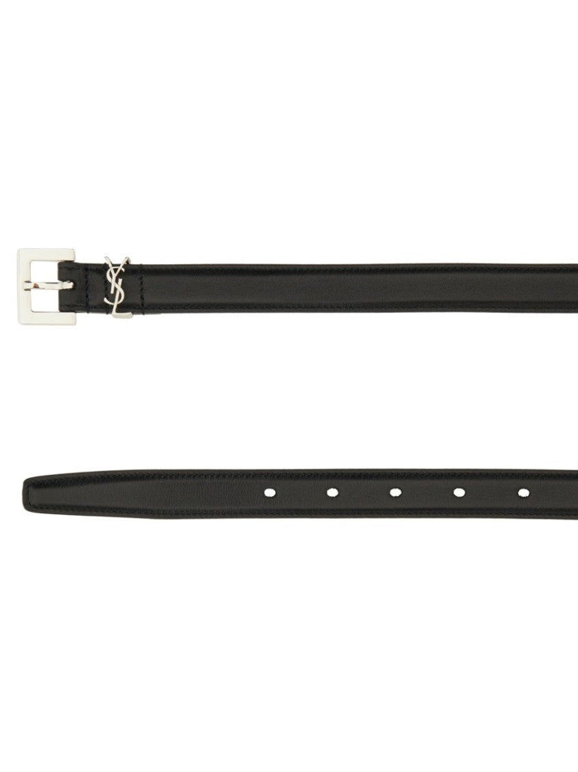 Saint Laurent "Cassandras" Thin Belt