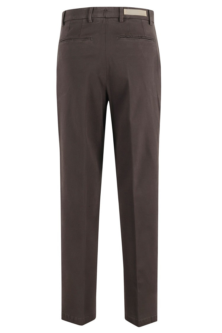 Briglia Slim Fit Brown Pants