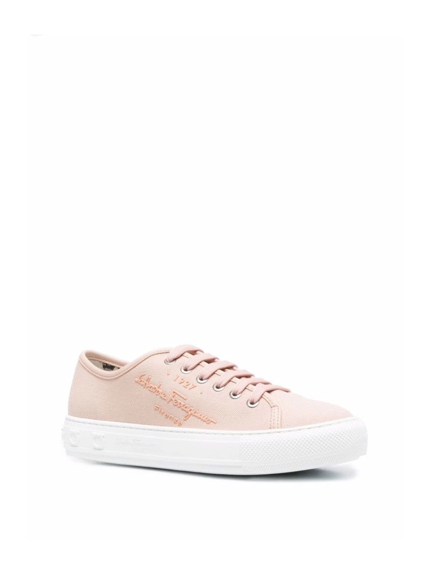Ferragamo Mediterr Eco Logo Sneakers