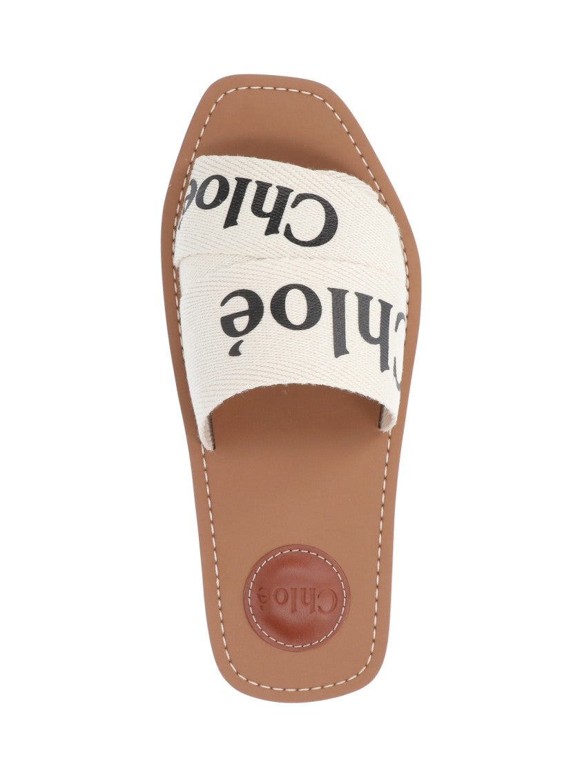 Chloé Sandals "Woody" – White