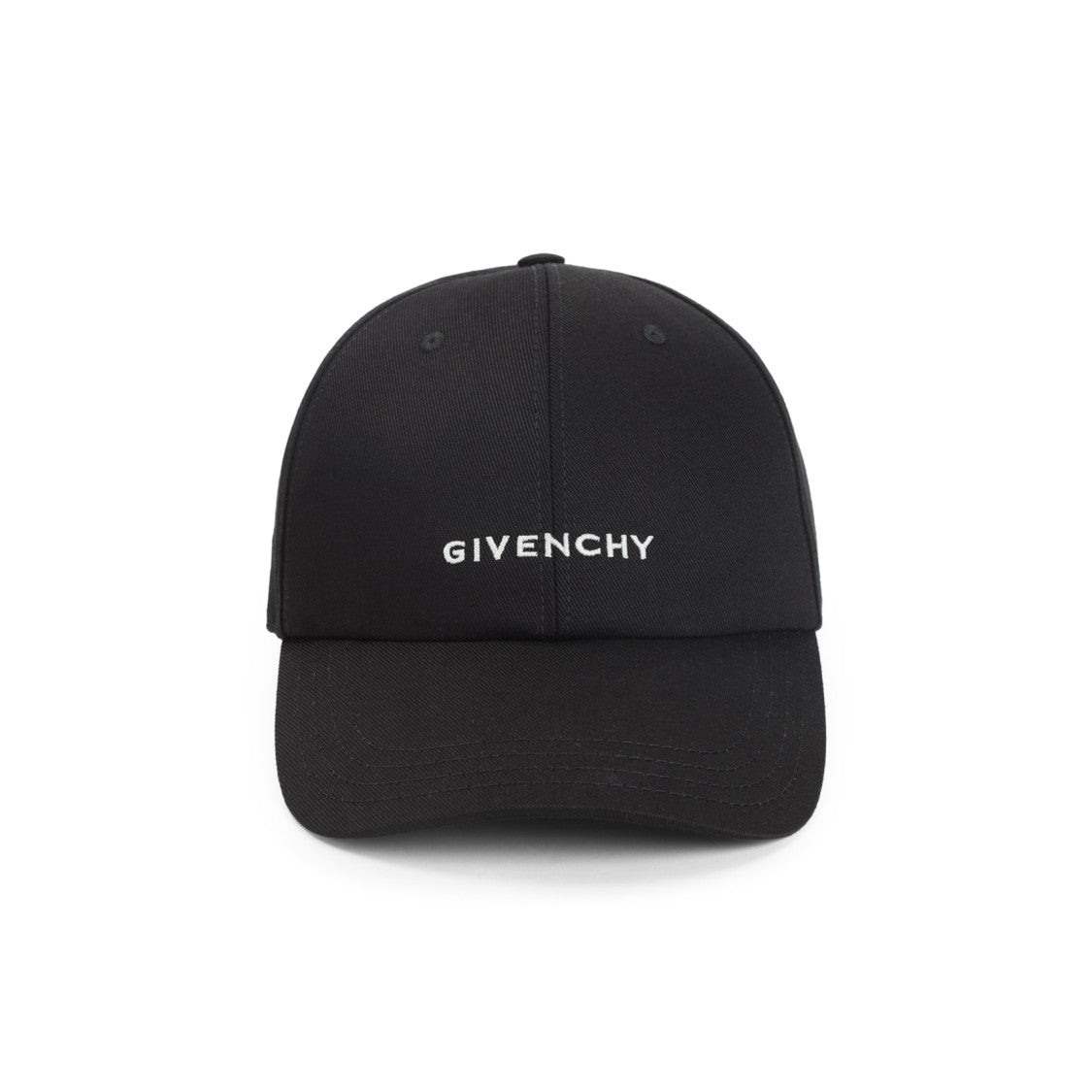 Givenchy Structured Black Cotton Blend Cap