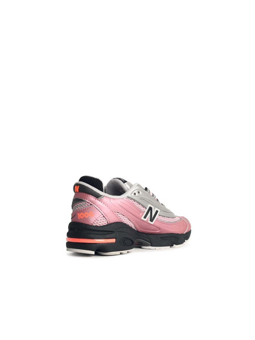 New Balance '1000' Pink Fabric Blend Sneakers