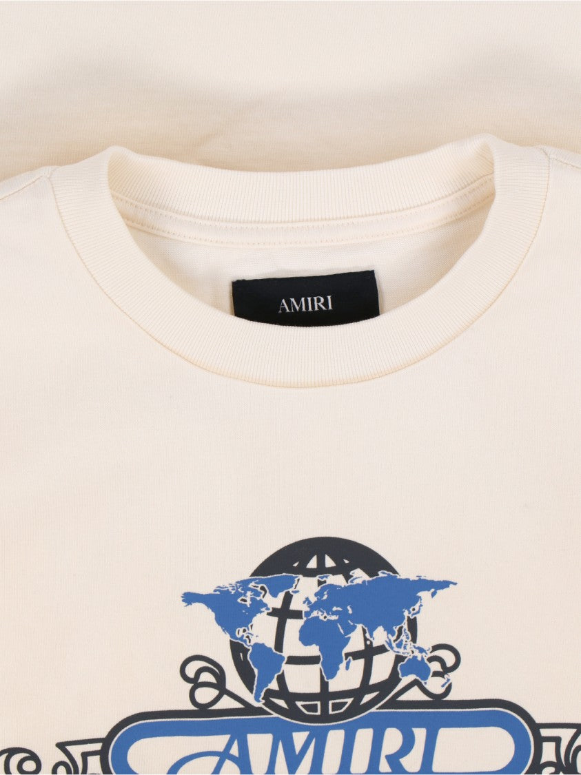 Amiri Boxy-Fit Graphic T-Shirt With Midnight Message