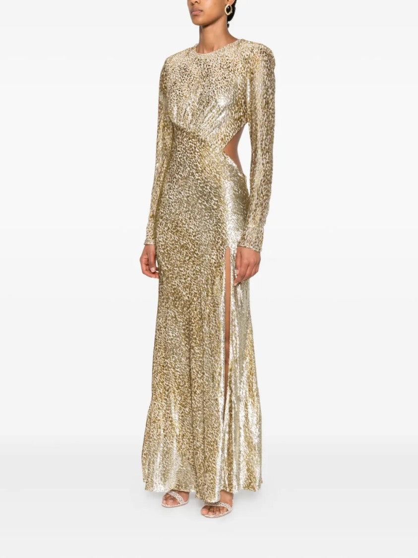 Self-Portrait Long-Sleeved Maxi Dress