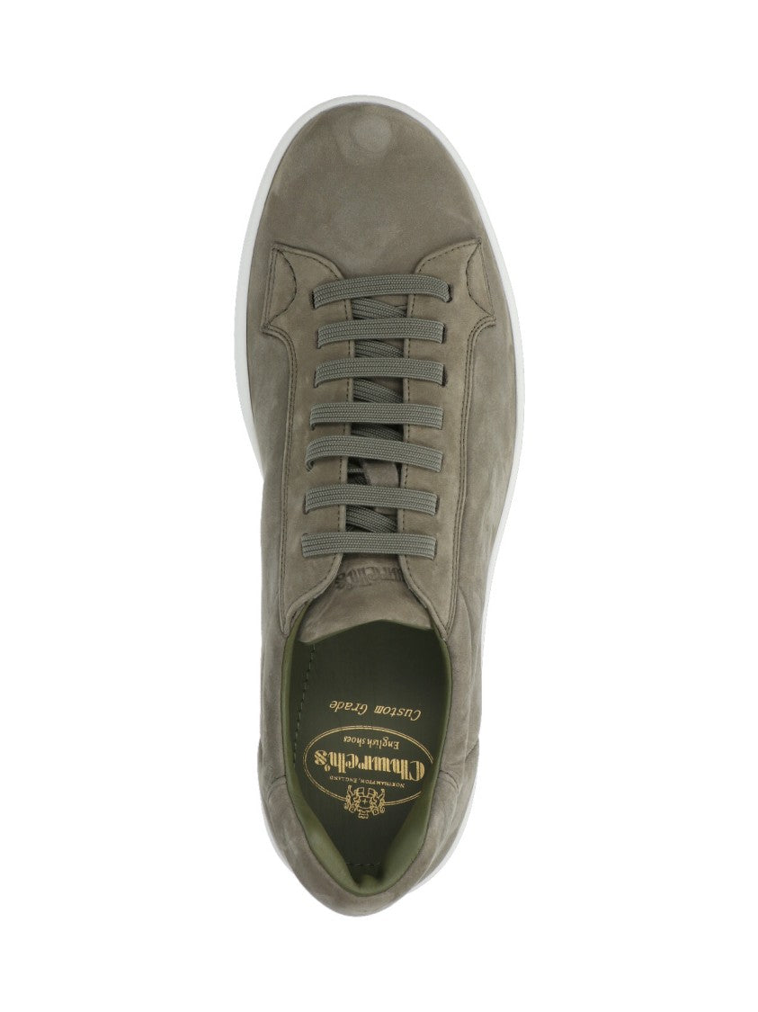 Church's Low-Top Suede Sneakers With Clean White Sole