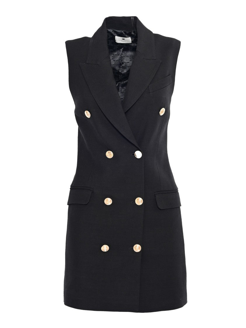 Elisabetta Franchi Sleeveless Tailored Dress