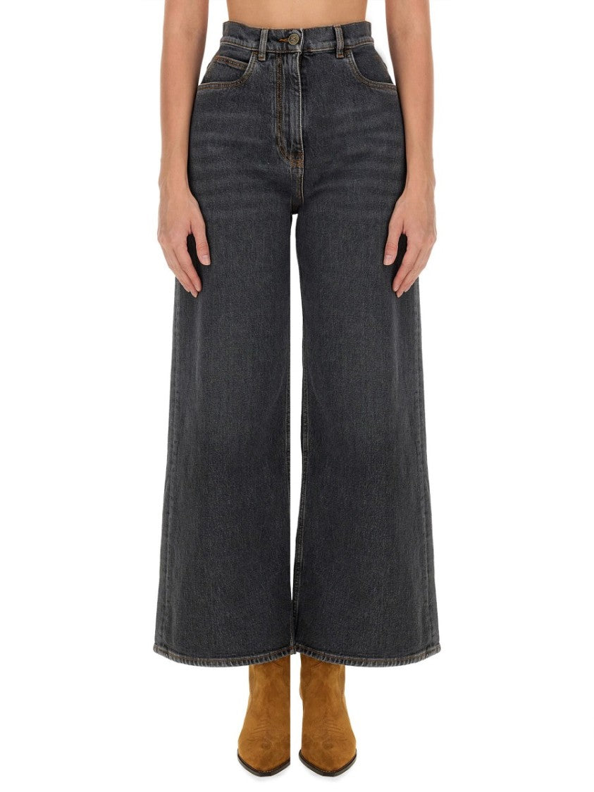 Etro Baggy Jacquard Jeans